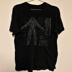Microsoft Halo Black T-Shirt